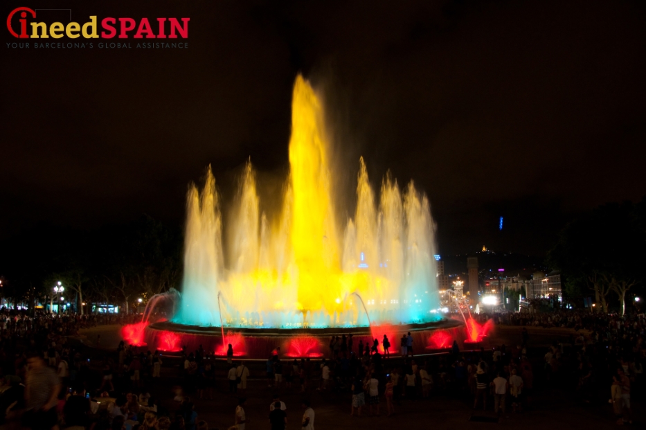 фонтан Монжуика в Барселоне